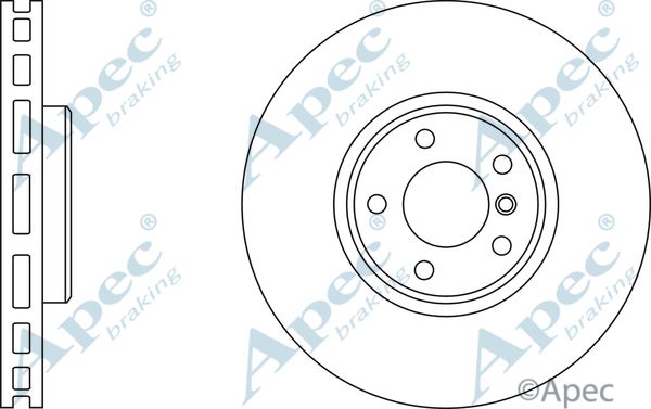 APEC BRAKING Тормозной диск DSK2461